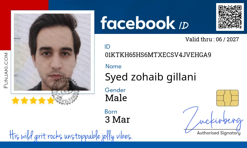 Facebook ID Card