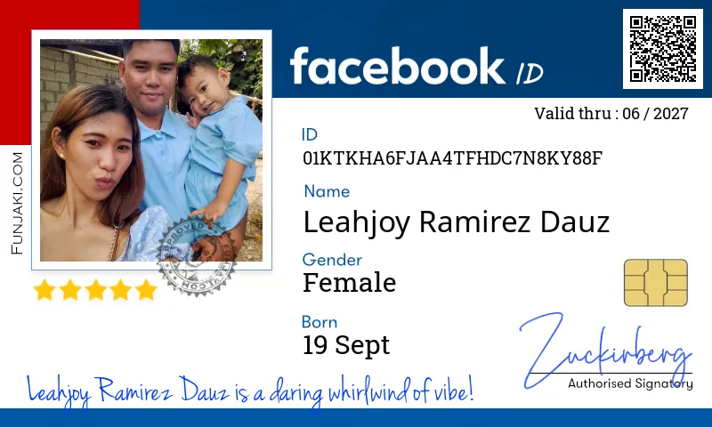 Facebook ID Card