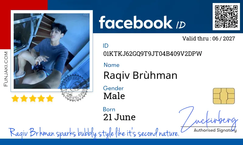 Facebook ID Card