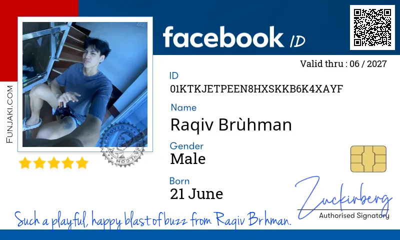 Facebook ID Card