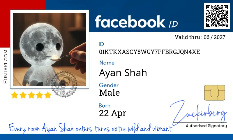 Facebook ID Card