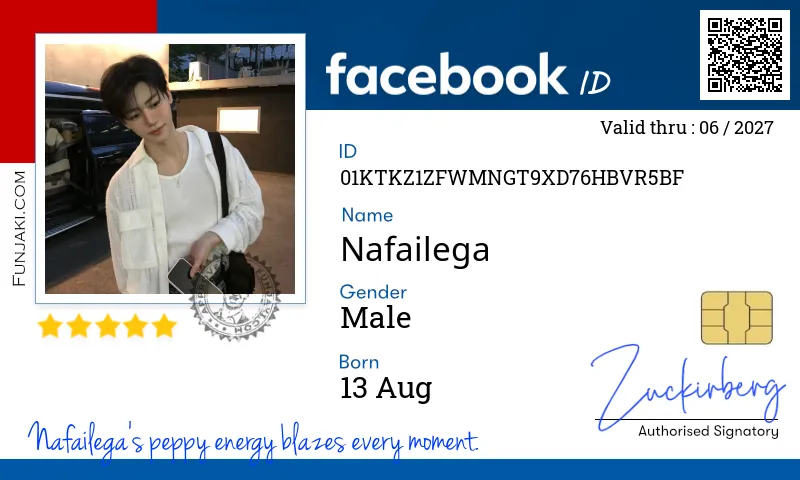 Facebook ID Card
