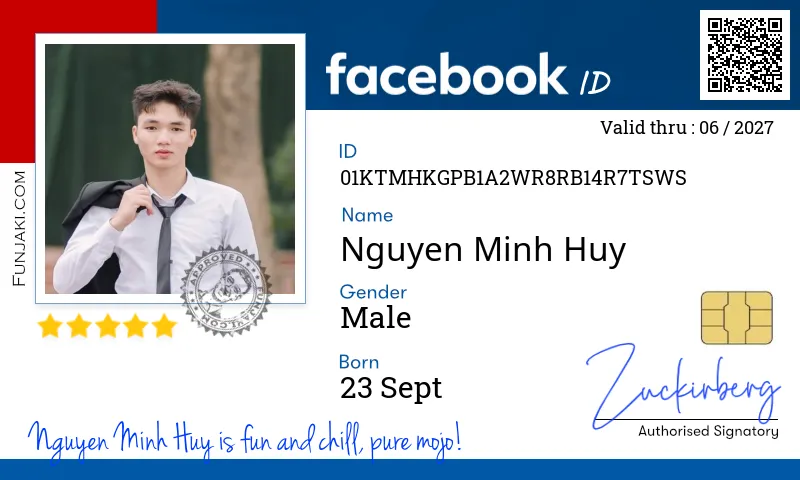 Facebook ID Card