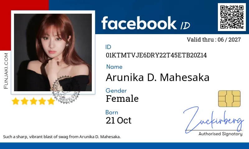 Facebook ID Card