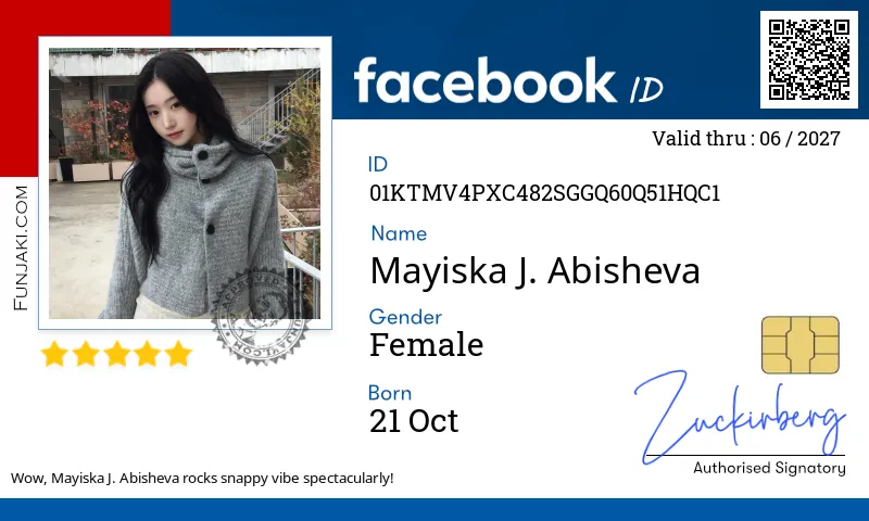 Facebook ID Card