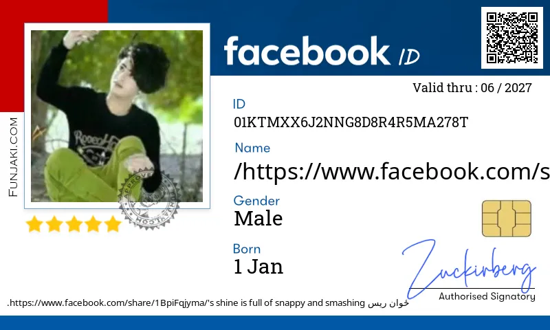 Facebook ID Card
