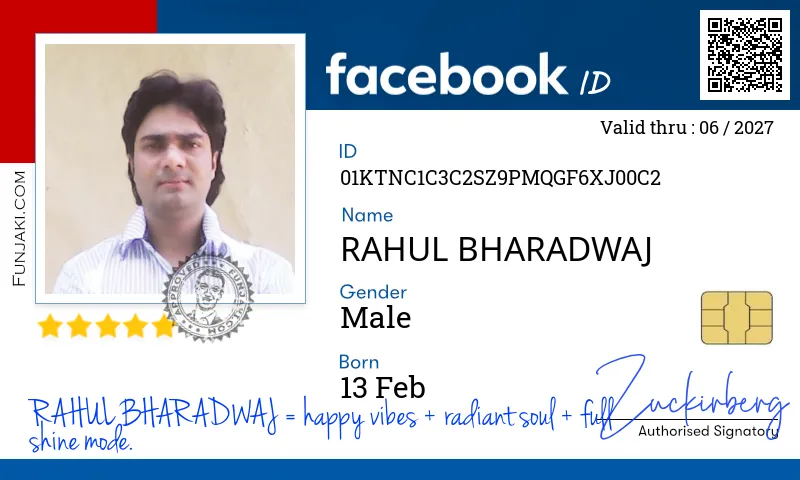 Facebook ID Card
