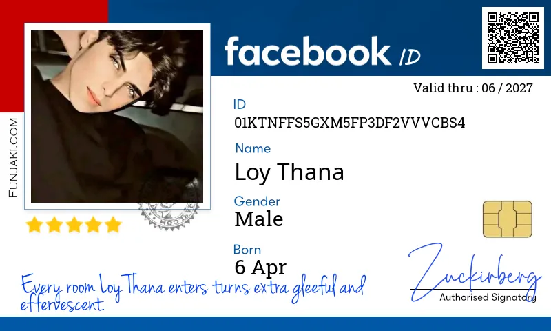 Facebook ID Card