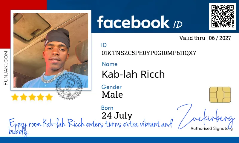 Facebook ID Card