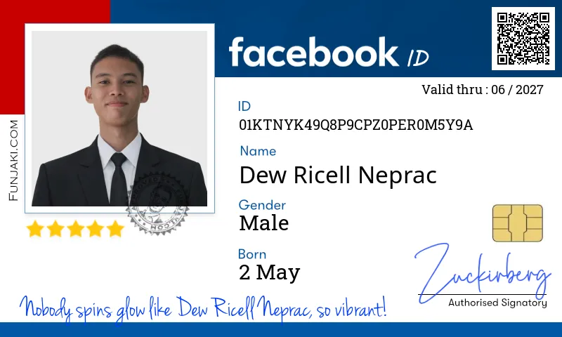 Facebook ID Card