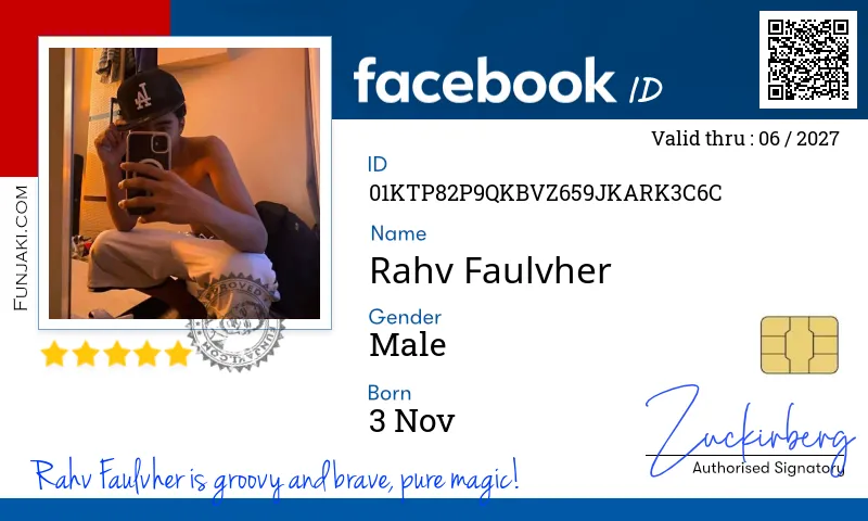 Facebook ID Card