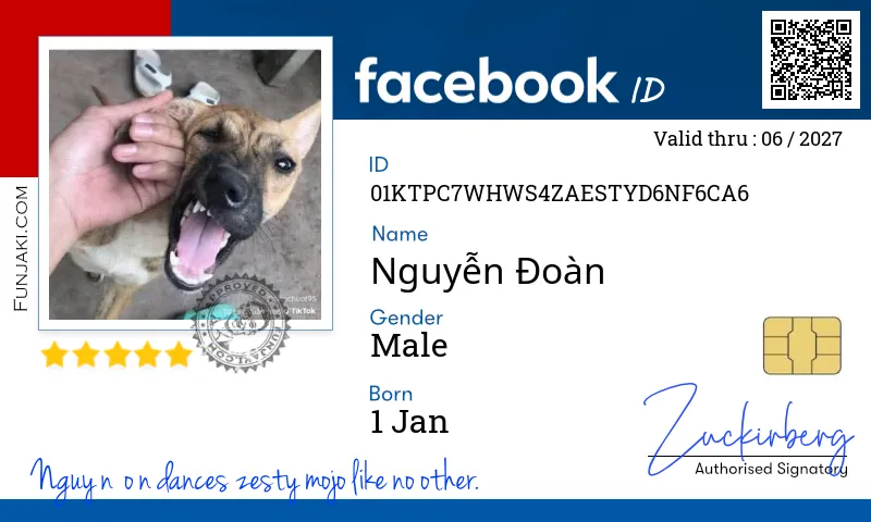 Facebook ID Card