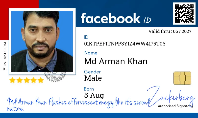 Facebook ID Card
