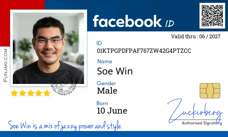 Facebook ID Card