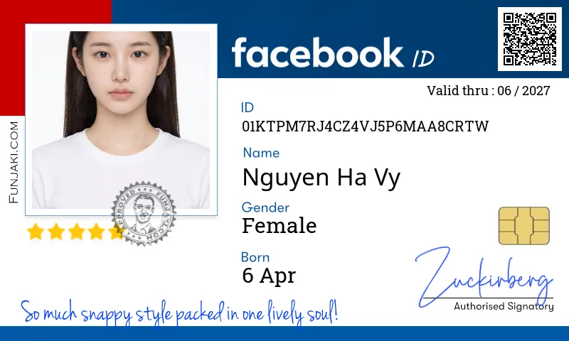 Facebook ID Card