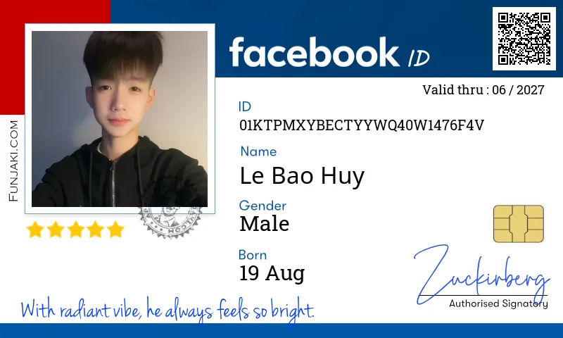 Facebook ID Card