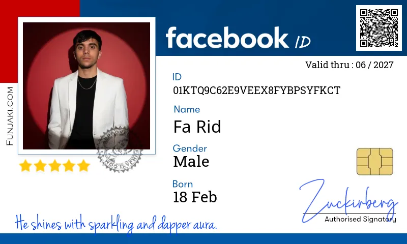 Facebook ID Card