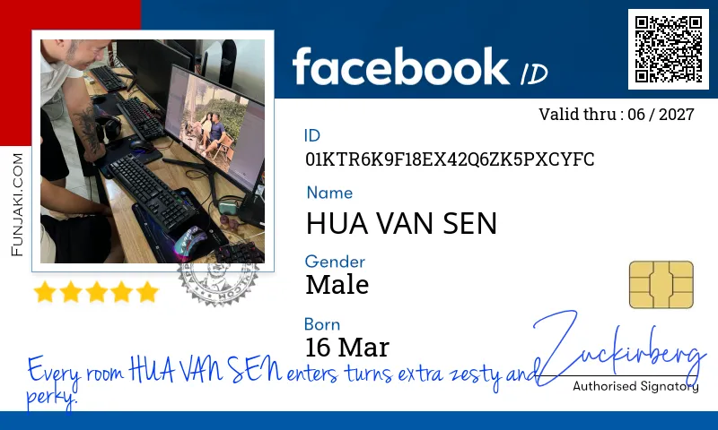 Facebook ID Card