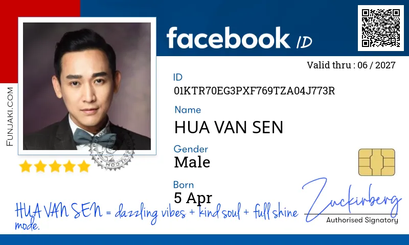 Facebook ID Card