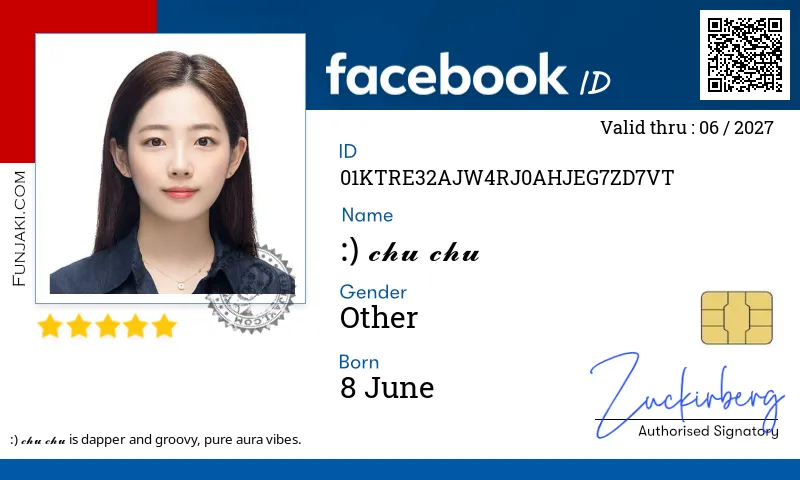 Facebook ID Card