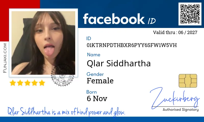 Facebook ID Card
