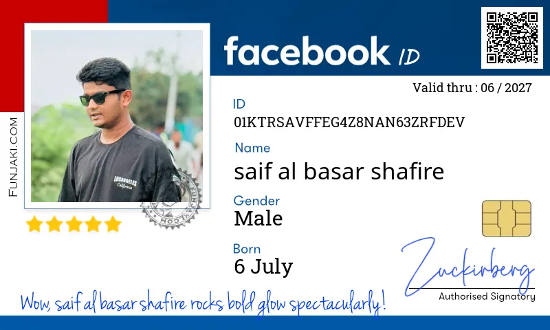 Facebook ID Card