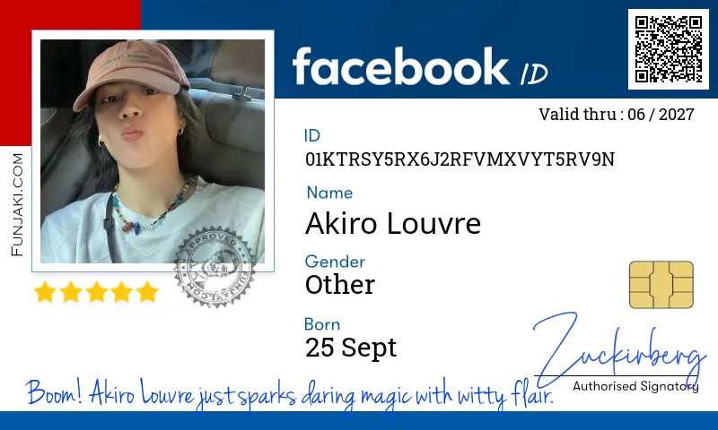 Facebook ID Card