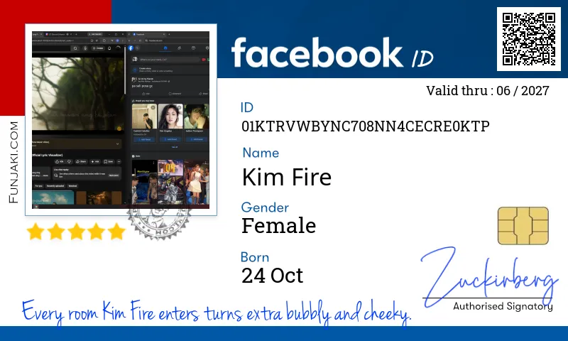Facebook ID Card