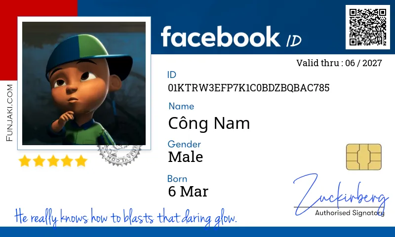Facebook ID Card