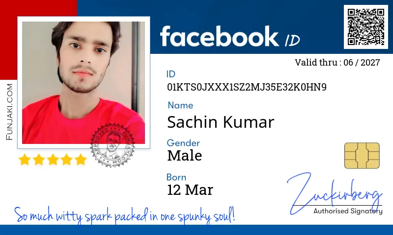 Facebook ID Card