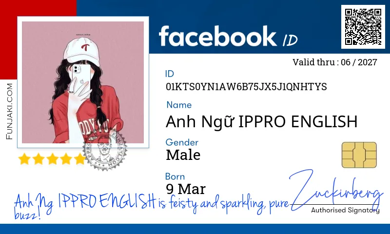 Facebook ID Card
