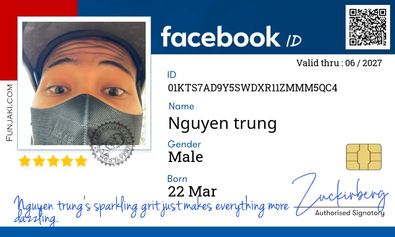 Facebook ID Card