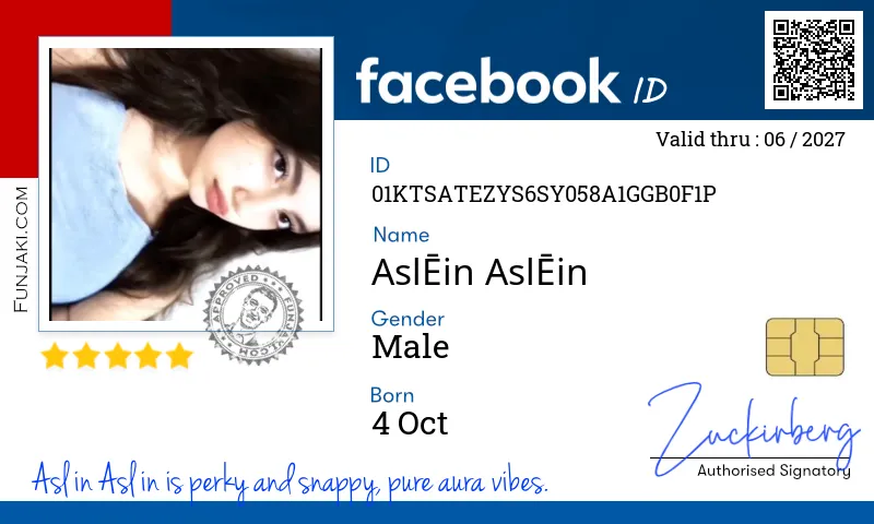Facebook ID Card
