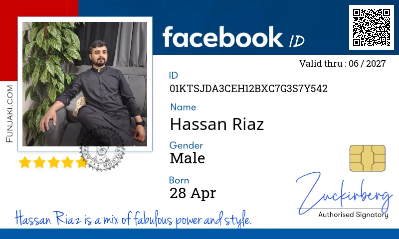 Facebook ID Card