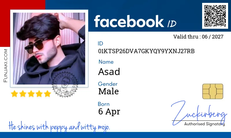 Facebook ID Card