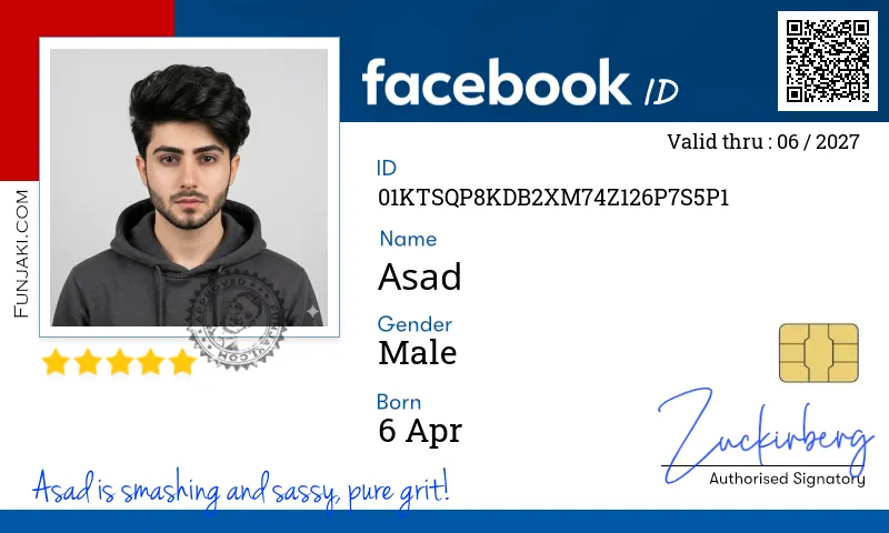 Facebook ID Card