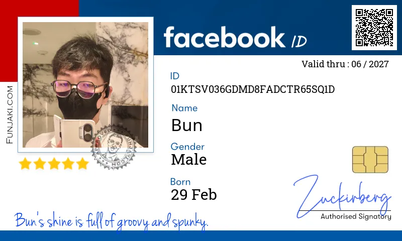 Facebook ID Card