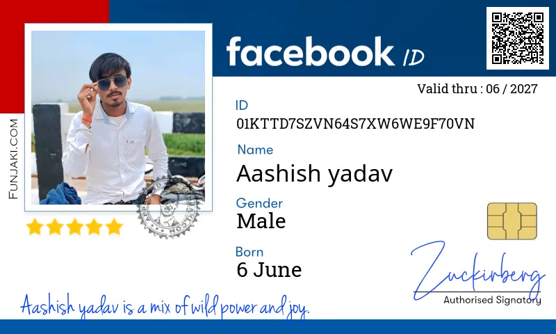 Facebook ID Card