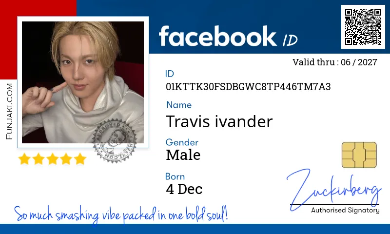 Facebook ID Card