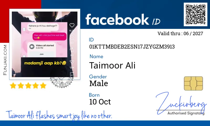 Facebook ID Card