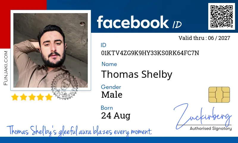 Facebook ID Card