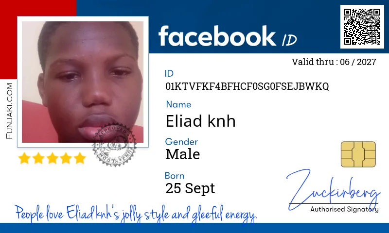 Facebook ID Card