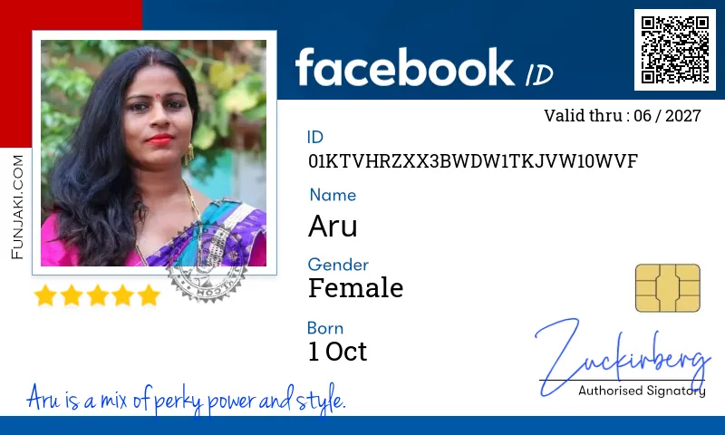 Facebook ID Card