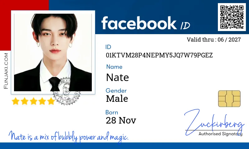 Facebook ID Card