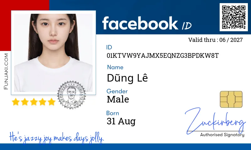 Facebook ID Card