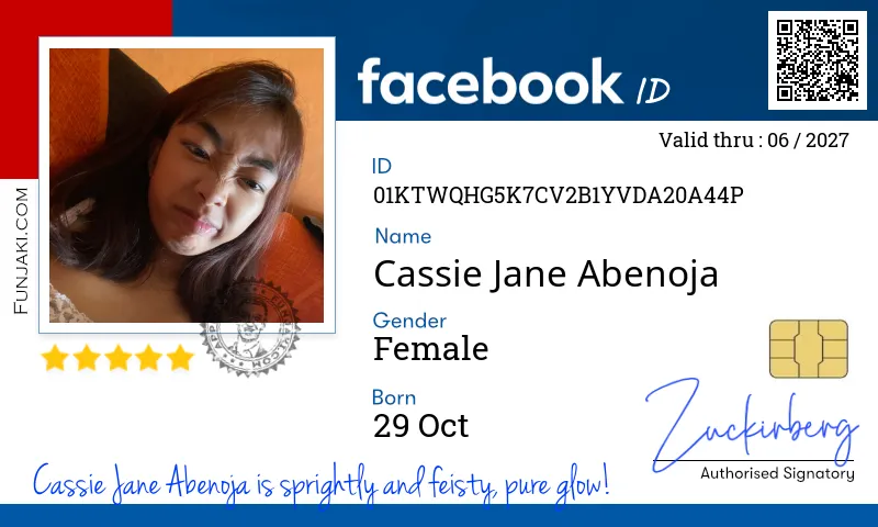 Facebook ID Card