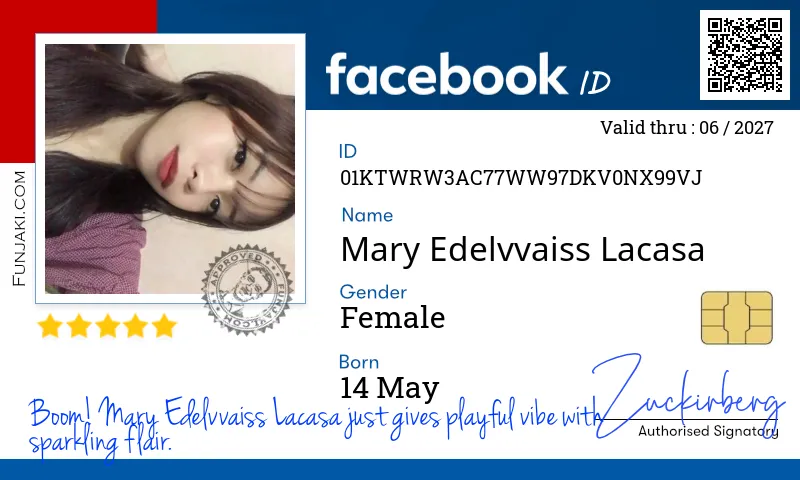 Facebook ID Card