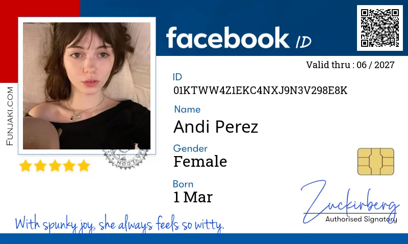 Facebook ID Card