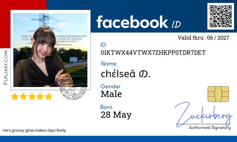 Facebook ID Card