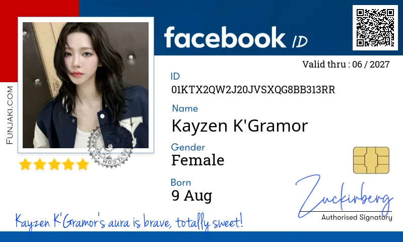 Facebook ID Card
